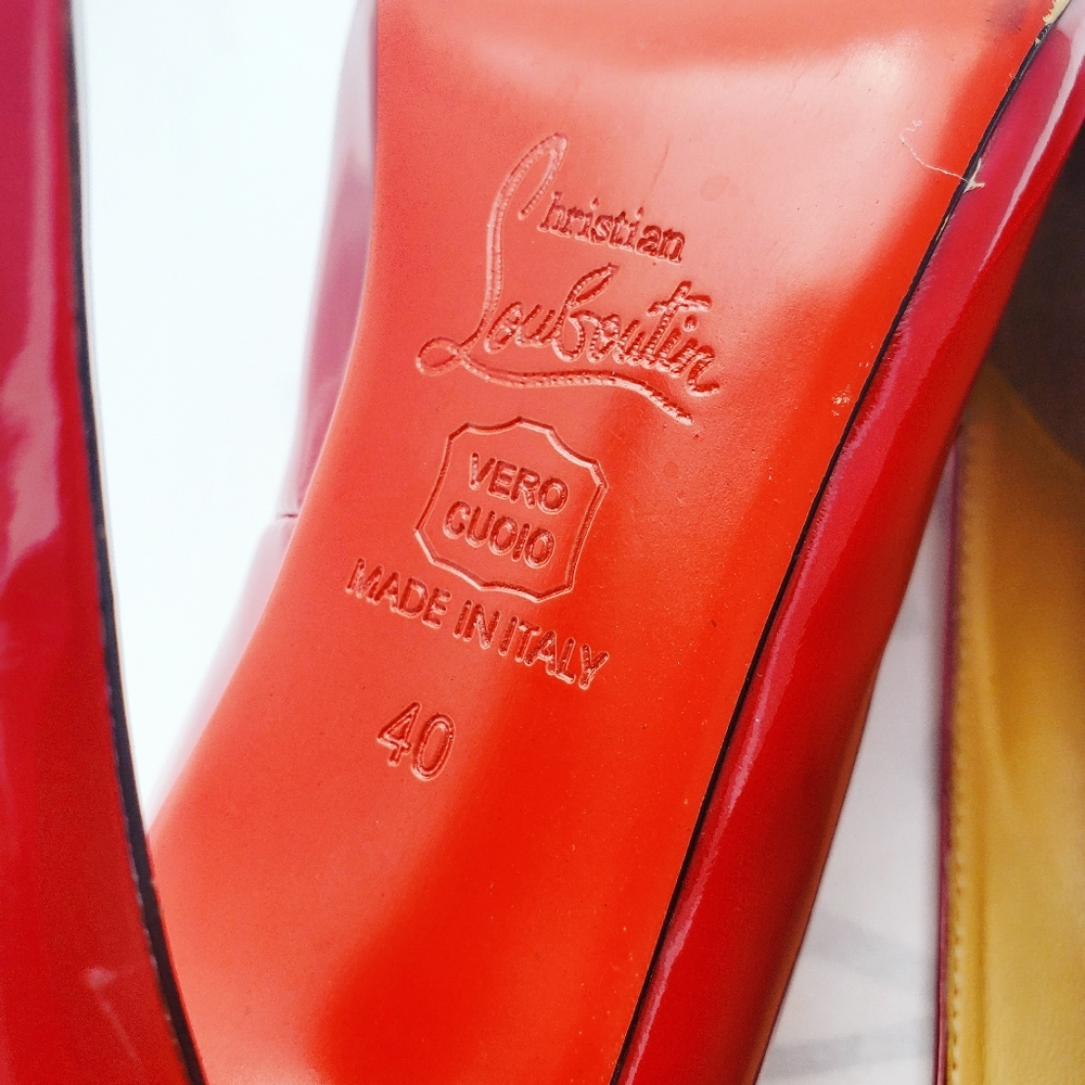 Red Christian Louboutin Heels - Picture 5 of 7